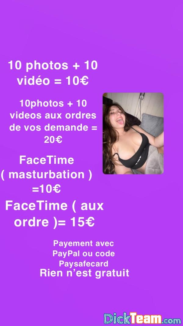 emilie2007tls - Femme - Hétéro - 19 ans : Nude payant ( video , photos , FaceTime )
Rien gratuit / réel à discuter sur Toulouse 