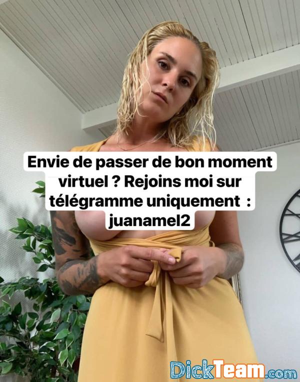 jujujje - Femme - Hétéro - 32 ans : Envie de passer de bon moment virtuel ? Rejoins moi sur télégramme uniquement  : juanamel2