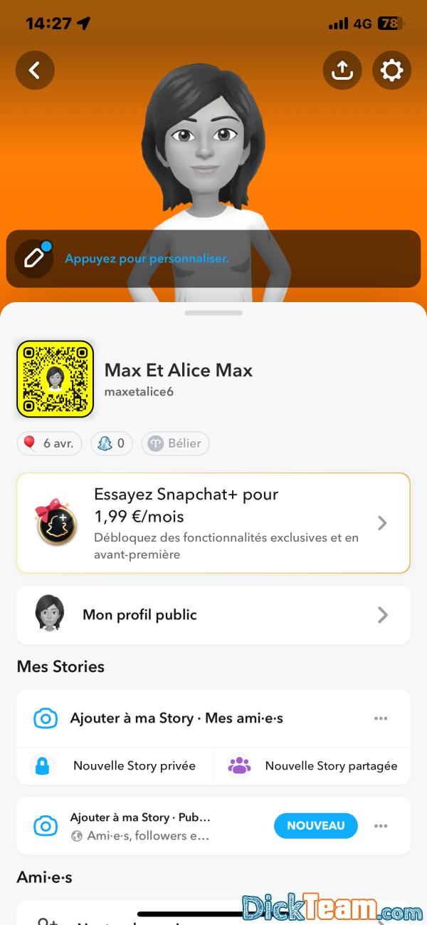 Profil de maxalice - Couple - Bi - 27 ans : On cherche ma copine et moi  un plan à 3 avec une grosse bite entre 20-30 cm Bretagne et alentour 